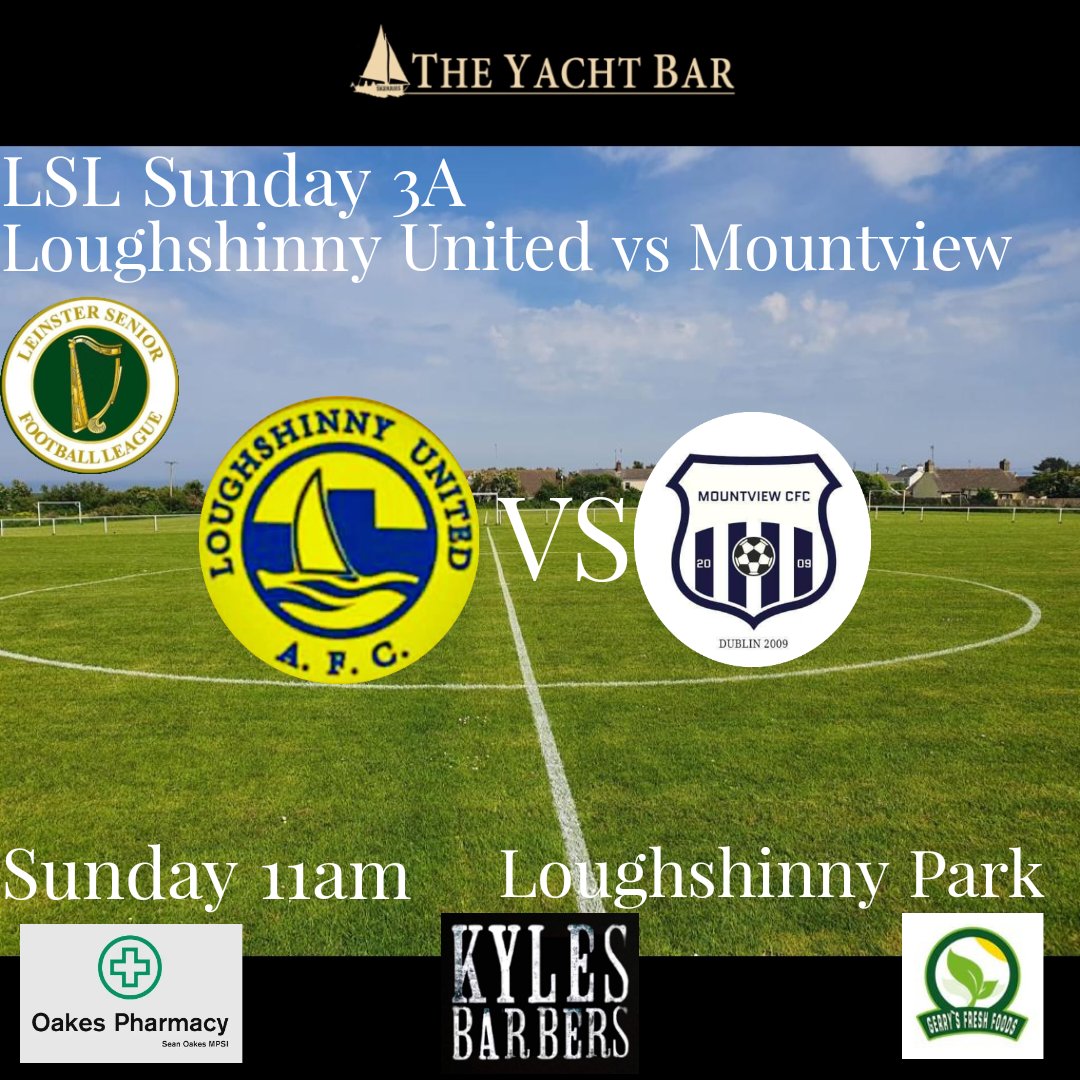 Loughshinny United (@loughshinnyutd) on Twitter photo Big game tomorrow as we host 2nd place <a href="/mountviewCFC/">Mountview CFC</a> in the league as we look to bounce back after a shock defeat during the week <a href="/AlQuinn2015/">LSL Live Update’s</a> <a href="/LSLLeague/">Leinster Senior League</a> Big game tomorrow as we host 2nd place <a href="/mountviewCFC/">Mountview CFC</a> in the league as we look to bounce back after a shock defeat during the week <a href="/AlQuinn2015/">LSL Live Update’s</a> <a href="/LSLLeague/">Leinster Senior League</a>