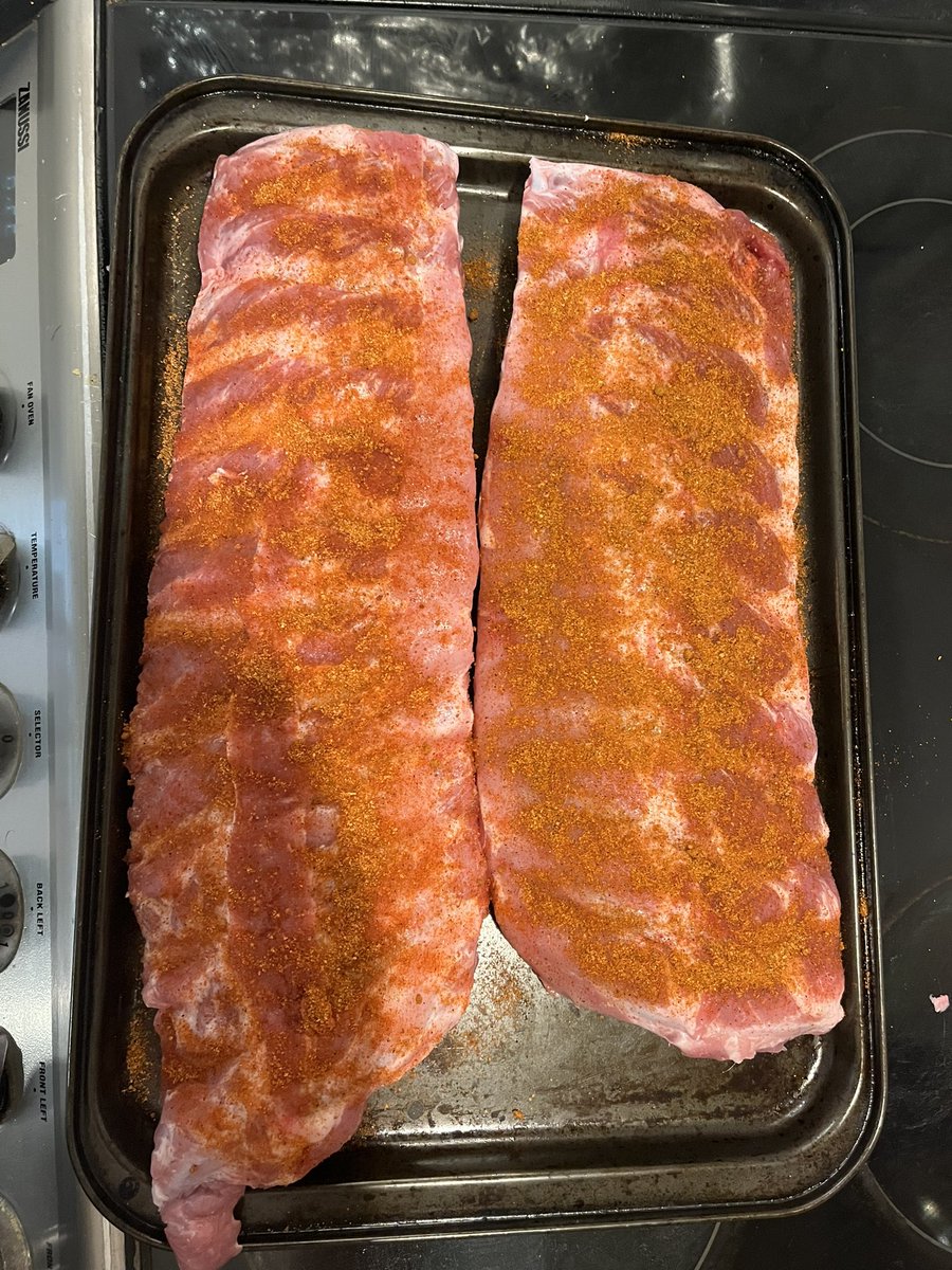 Steven Barrett (@bluewaterfp) on Twitter photo Membrane removed from ribs. Trying a new rub that I got from <a href="/FireFlyBBQ/">Noel Bateman</a> . Couple of hours to go before going on a slow cook on the BBQ. The fact that it’s raining is irrelevant 😁 Membrane removed from ribs. Trying a new rub that I got from <a href="/FireFlyBBQ/">Noel Bateman</a> . Couple of hours to go before going on a slow cook on the BBQ. The fact that it’s raining is irrelevant 😁