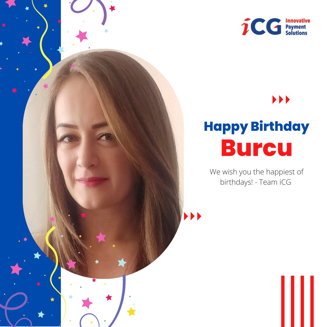 iCGPay's tweet photo. Happy Birthday to one of our Software developers, Burcu Bolekππ We appreciate your discipline and attention to detail. Wishing you a blessed Birthday!
#workbirthdays #celebrations #fintech #payments #icgteam https://t.co/01oSd2S1BI