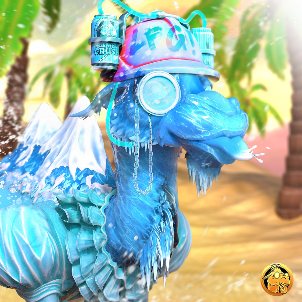 CamelClans's tweet image. What do you call a group of Glacial Frosthump Camels? A "snow-asis!" ☃️🐪 Embrace the frost with the #CamelClans! #NFT #CryptoArt #NFTdrop
