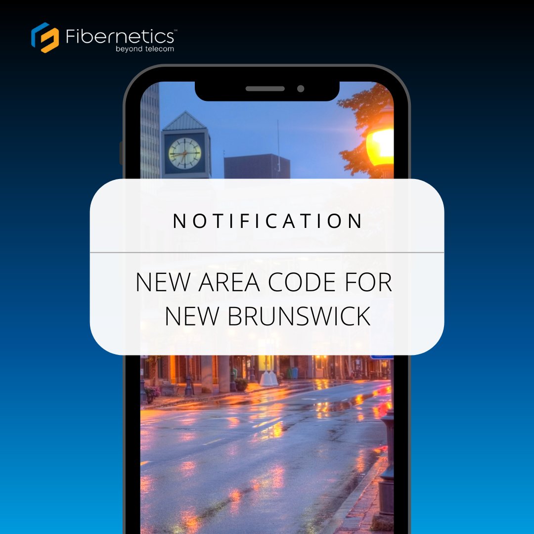 The province of #NewBrunswick, currently served by area code 506, has a #NewAreaCode: 428. Only new phone numbers are affected, there are no changes being made to existing numbers. For more information, please visit fibernetics.ca/area-codes/
#telecommunications #announcement
