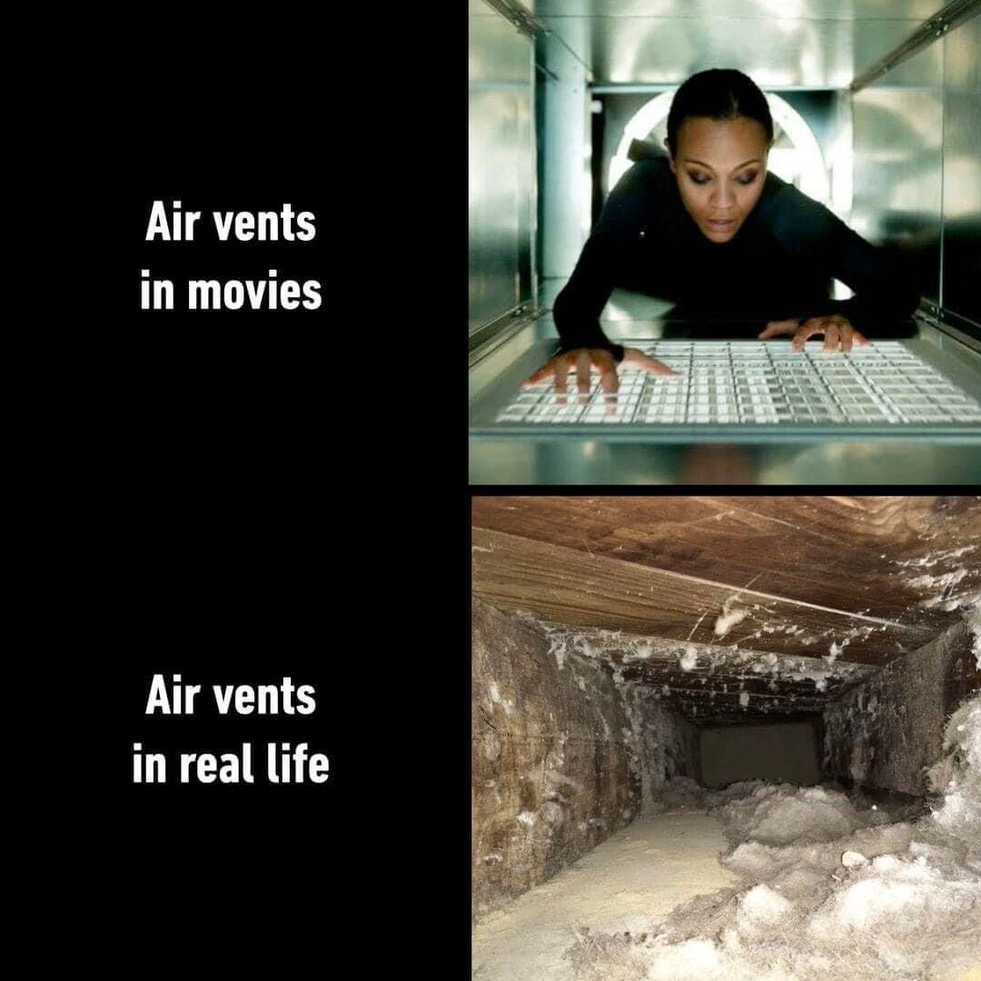 BactronixS's tweet photo. Trust us 🤣  it's not like in the movies!!

Call Bactronix Suncoast for mold remediation and duct cleaning for home and business 941-251-5194

https://t.co/tSTy3mQlAH

#DisinfectingService #SupportLocalBradenton #SupportLocalTampa  #mold #MoldRemediation #ductcleaning https://t.co/9UIfosPuBG