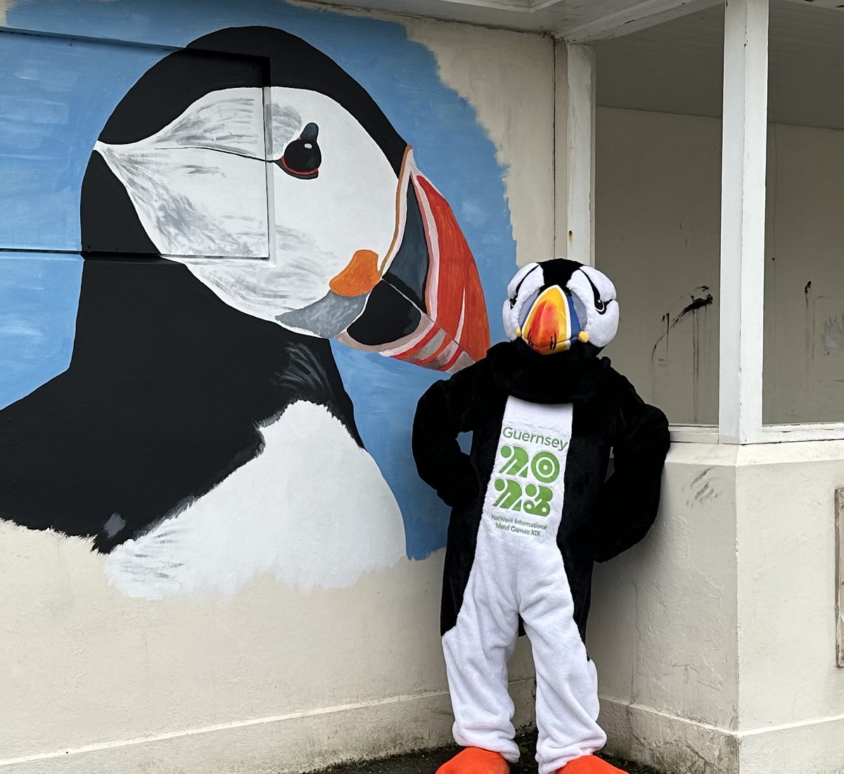 We sent Jet to go and check out the 'Banquesy' mural that has appeared. Jet approves... and so do we! What a great idea.