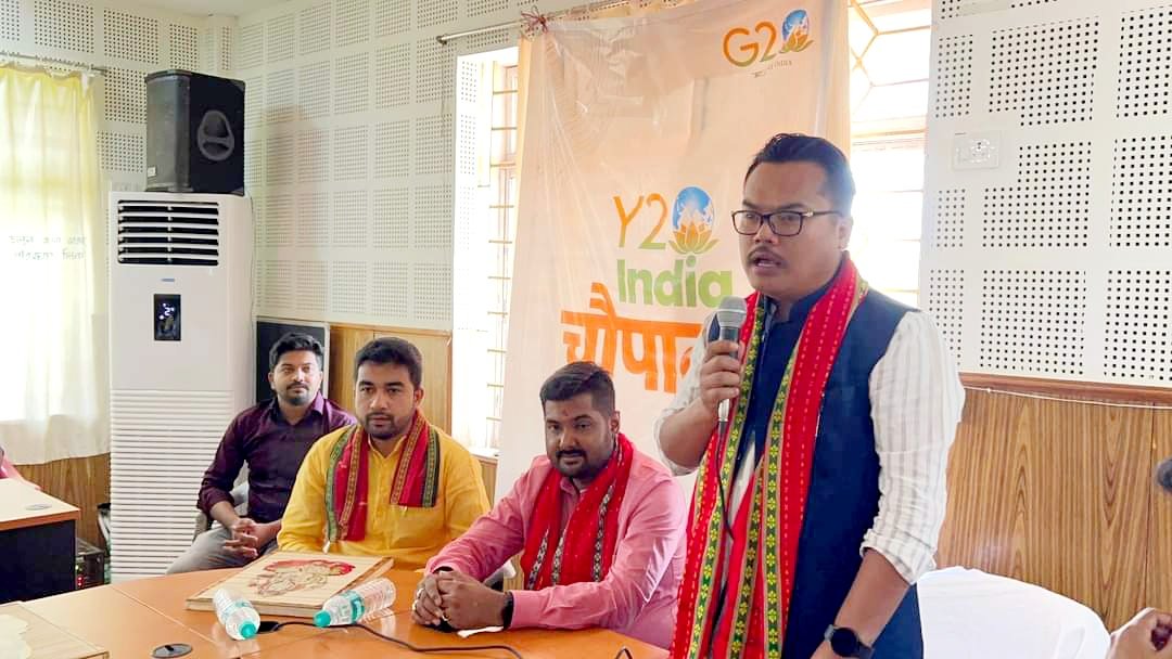 NNongpok's tweet photo. Attended #Y20Chaupal meeting held at Majlishpur, Tripura. Discussed and deliberated on the role and  importance of Youths in Nation building. 
#Y20 https://t.co/TliYyTGkMC