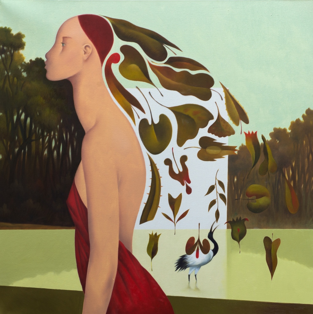 SaatchiArt's tweet photo. Monolithic shapes &amp; lone animal figures set against still bodies of water &amp; quiet forests encapsulates contemplation &amp; peace in Cesare Reggiani's works.

Visit his surreal realms in our digital exhibition Sixth Sense. https://t.co/lzy8jR0Dt8

(#Art: Profile and a Sacred Ibis) https://t.co/KUVrvNJTiE