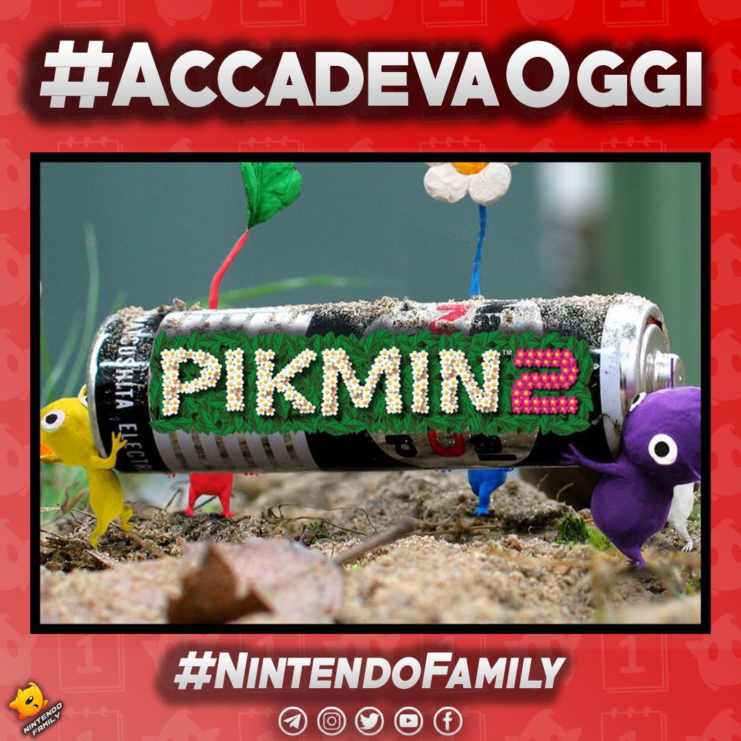 NintendoFamily_'s tweet photo. 📝 #AccadevaOggi

Pikmin 2 arrivava su GameCube.

📅 DATA: 29 aprile 2004

https://t.co/CUedanGOfa https://t.co/DBA0TETxqC
