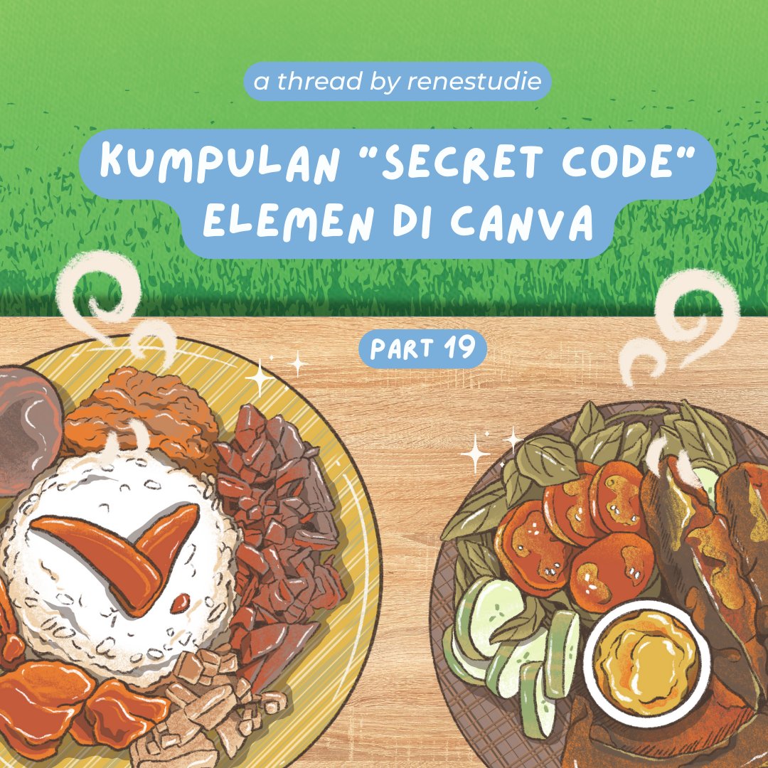 twinklespies's tweet photo. Kumpulan “Secret Code” Elemen di Canva (part 19) 👩🏻‍🎨

a thread by @renestudie https://t.co/PS4EZ4JAbN