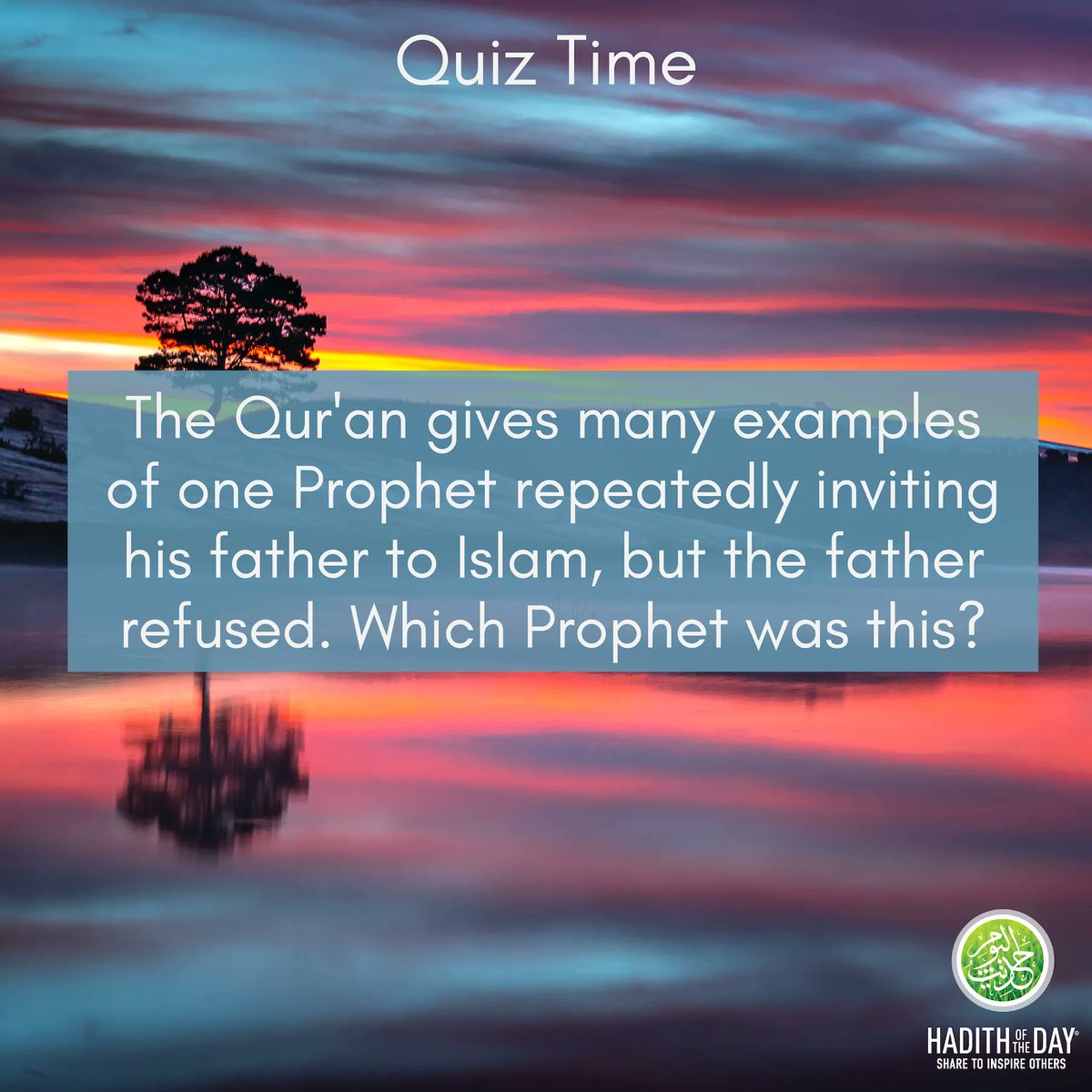 Hadith of the Day tweet media