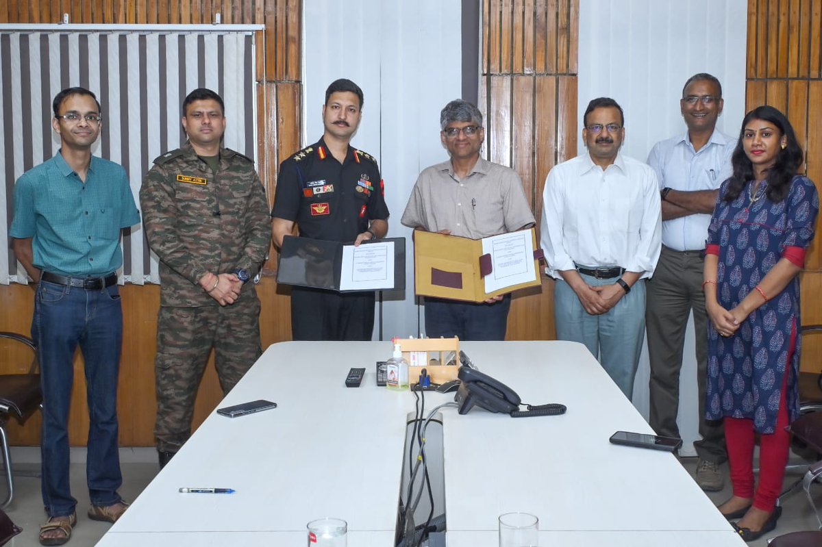 karandi65's tweet photo. @IITKanpur (IITK) &amp; Military Engineer Services(MES) Jhansi have collaborated to transform five #Army stations into #carbonneutral campuses. This move is aligned with India's goal of achieving net-zero emissions by 2070 and was announced on #EarthDay 2023. https://t.co/wHm4NfkUuj