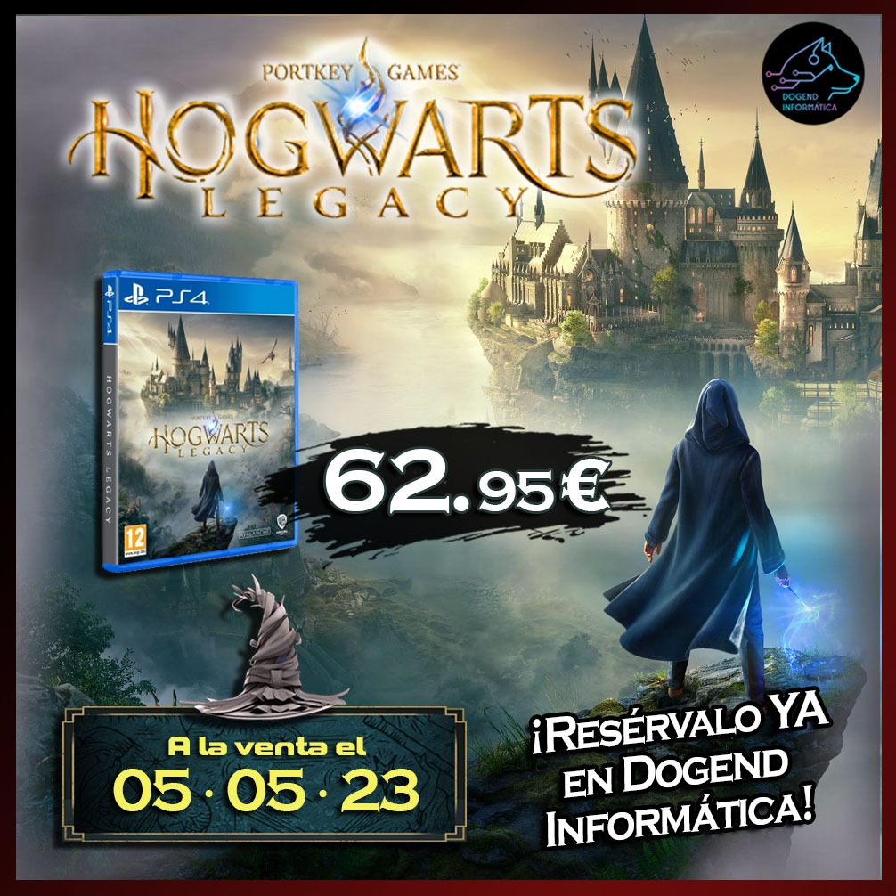 Dogendinfo's tweet photo. A veces la carta de #Hogwarts se retrasa un poco. La versión de #PS4 de #HogwartsLegacy llega la semana que viene a #DogendInformatica.
#HarryPotter https://t.co/kHYa1GITcW