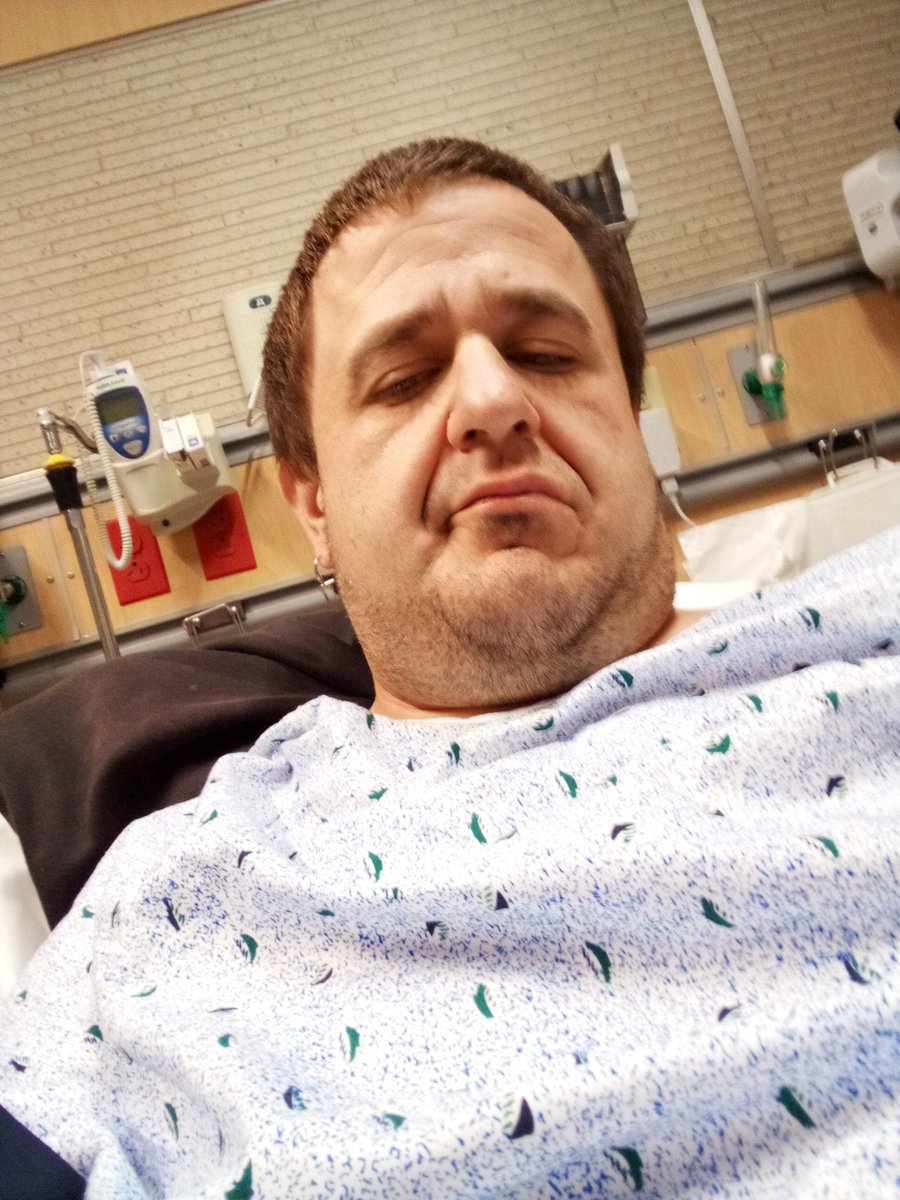 BHMJonNixx's tweet photo. Getting admitted to Hartford Healthcare Hospital having major problems in my chest and abdomen and they aren't sure exactly the issue but it's major and may need surgery I'm terrified 😢😞 https://t.co/s3up42ASVF
