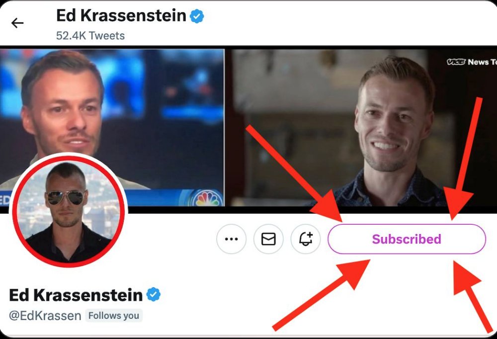 Ed Krassenstein on Twitter "For my subscribers I'm going to dive a