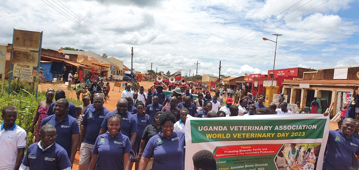 CahMaaif's tweet photo. World Veterinary Day celebrations in Amolatar district in pictures. Congratulations to all Veterinarians of Uganda for successful public sensitization of services of the profession to the public. https://t.co/jc8IV4NUyj