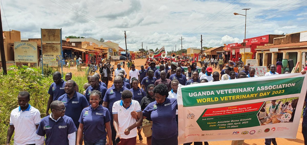 CahMaaif's tweet photo. World Veterinary Day celebrations in Amolatar district in pictures. Congratulations to all Veterinarians of Uganda for successful public sensitization of services of the profession to the public. https://t.co/jc8IV4NUyj