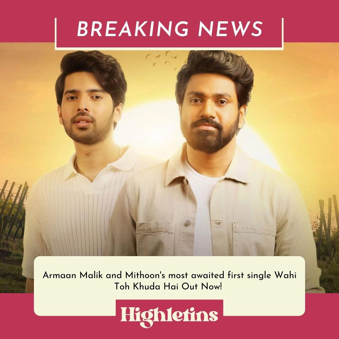 highletins's tweet photo. Armaan Malik collab with Mithoon for their 1st single #WahiTohKhudaHai. A beautiful message of kindness n unity, this song is winning hearts. Check out the song if u haven't yet ❤️🎵

https://t.co/TOcOIJzB0P 

@ArmaanMalik22 @Mithoon11 #ArmaanMalik #Mithoon #Highletins #Trending https://t.co/flriINpXuW