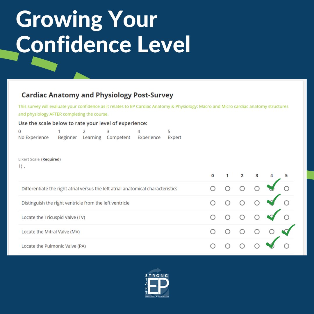 ChartAcademy's tweet image. Strong Start in EP certificate.

📝Benchmark Assessment
📲Interactive ExPeriences
🖨️Application Exercises = retention.
🛎️Post assessment
📜Certificate

☎️ info@charthealthcareacademy.com

#EPeeps #CAS #MedRep #CIED #Afib #EPeeps #ProfDev #jobs #hiringmanagers #electrophysiology
