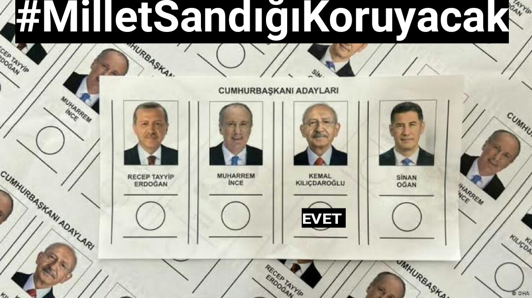 Sandık güvenliği,sınırın güvenliği'dir 
Sandık güvenliği,hazinenin güvenliği'dir
Sandık güvenliği,gelecek  nesillerin güvenliği'dir
Sandık güvenliği, milletin güvenliği'dir
Sandık güvenliği, Türkiye Cumhuriyeti devletinin güvenliği'dir KD🇹🇷
#MilletSandığıKoruyacak