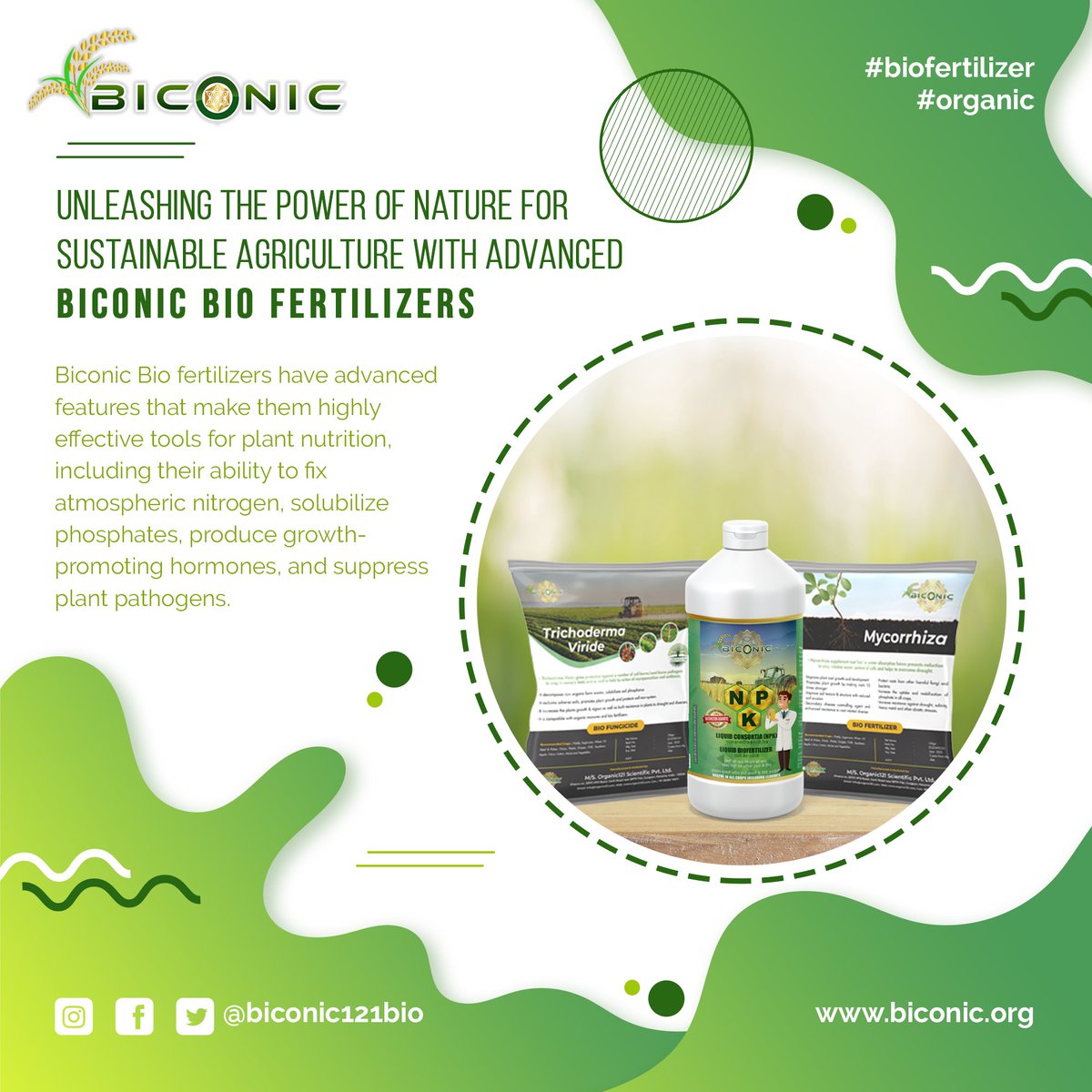 biconicorg's tweet photo. Biconic biofertilizer
.
.
contact us : +91 8076653207
#selfcare #healthyliving #foodporn #vegetarian #naturalskincare #bhfyp #fitness #instafood #fresh #detox #smallbusiness #instagood #nutrition #organicgardening #essentialoils #homegrown #allnatural #veganfood #hemp #skin https://t.co/U6W1jNQmSn
