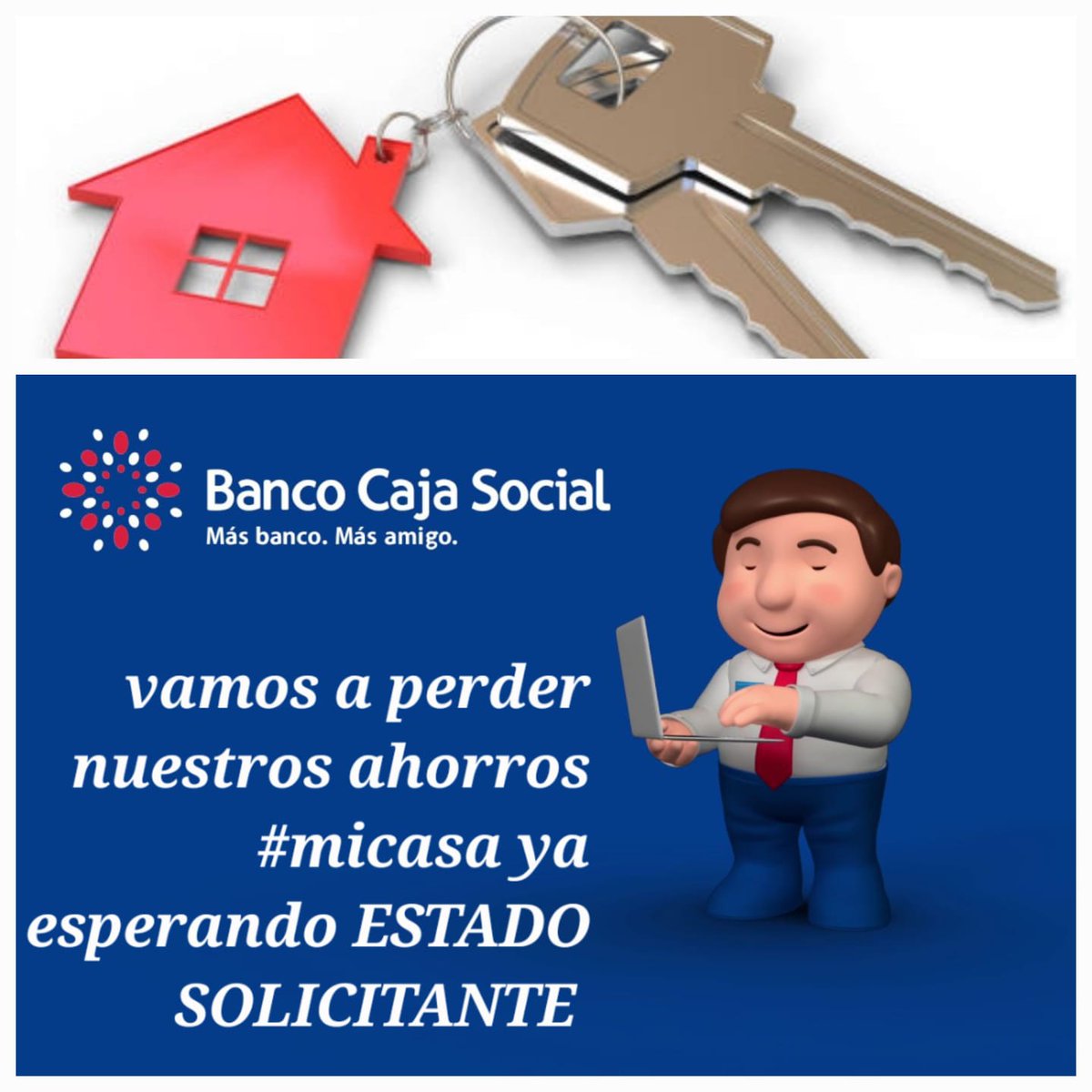 GuatibonzaRojas's tweet photo. @CHOCOROCKER81 @Gutierrezjudith @CATALINAVELASCO @Minvivienda @carlosbenavi @DNP_Colombia @HabilitadosYa @bancocajasocial @bancocajasocial @Asobancaria porque juegan con la gente, no más trabas al proceso de cargue de documentos a Minvivienda de las familias que cumplen con los requisitos @NoticiasCaracol @NoticiasUno @RevistaSemana @rcnradio https://t.co/1dG11XLsyK