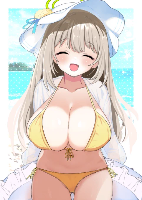 #ブルアカ 水着ノノミ☆
