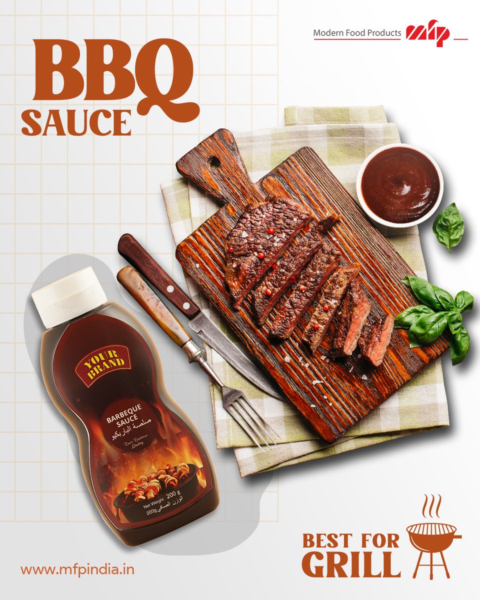 mfpindia_'s tweet photo. The secret to finger-lickin' good ribs, wings, and brisket? Our mouthwatering barbeque sauce.
#BBQSauce
#Grilling
#Barbecue
#SmokedMeat
#meatlovers https://t.co/zGyizyQVbf