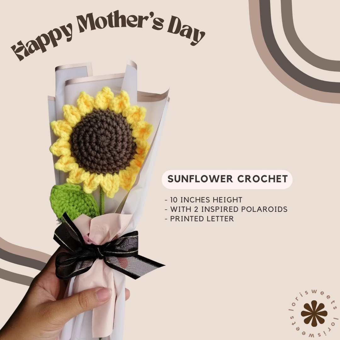 lorisweets_'s tweet photo. MOTHER'S DAY IS NEAR!! 
Have you already think about what to give to your dearest mom? 🤔

Here's our bundles for mother's day! 🌻

Tip: crochet is best gift bc it doesn't wither you can also add frame &amp; vintage letter that will surely flutter your heart's mom! 💗

pls see reply: https://t.co/rpcI1MXmHd