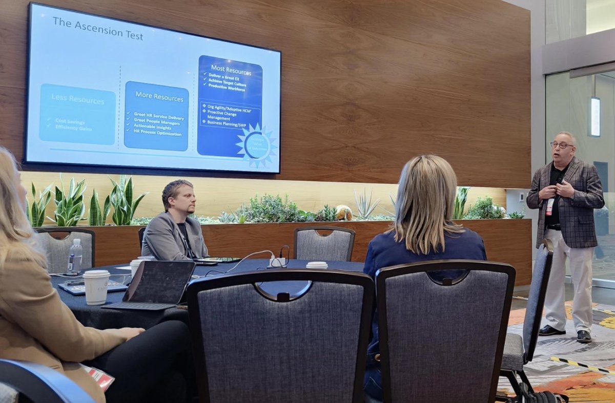 SBGHRTech's tweet photo. Talking abt my Ascension Test for prioritizing #HRTech outcomes on Thurs at #UNLEASHAmerica. Invest the most in product capabilities that allow your org to ascend the ranks w/in your industry - like #OrgAgility. (Cost savings & efficiency gains are great but don’t pass the test.) https://t.co/1XLfhujGP5