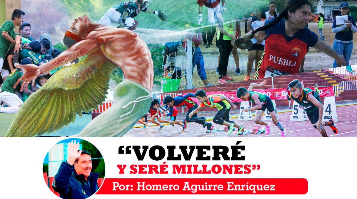 HomeroAE's tweet photo. “Volveré y seré millones”. "Estoy seguro que el espíritu de rebeldía e inteligencia de Espartaco se percibirá en las calles, canchas y pistas de la Atenas de la Mixteca, orgullo y ejemplo de miles de luchadores sociales". Te invito a leer mi opinión https://t.co/6rZWdnZ2le https://t.co/ev2qBC0F4x