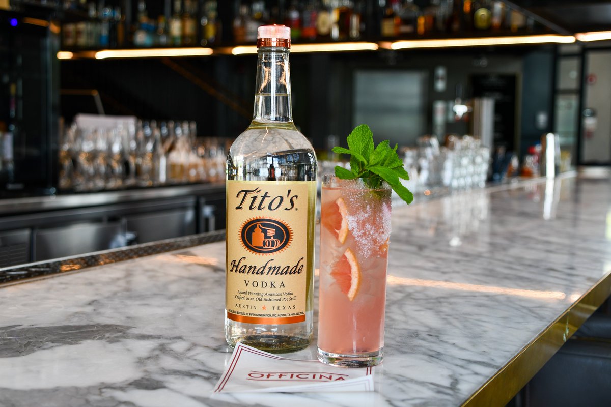 TheWharfDC's tweet photo. Restaurants at #TheWharfDC have created cocktails named after an adoptable dog from @Ruraldogrescue to help find the dogs a home. 🐕

Today, we are featuring @OfficinaDC's "Sadie Hound" cocktail made with @TitosVodka. Learn about Sadie &amp; her cocktail: https://t.co/CkmATSYnmJ https://t.co/WT72s6LhtC