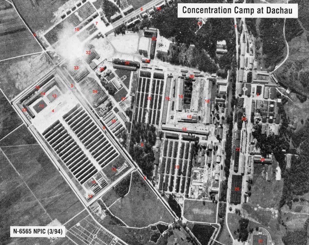 AuschwitzMuseum's tweet photo. 29 April 1945 | @USArmy soldiers liberated #Dachau - the first concentration camp created in Nazi Germany which became a model camp for the entire SS concentration camps system. Over 205,000 people were imprisoned there between 1933-1945. Some 41,500 were murdered there. #history https://t.co/xIrNVtGXRQ