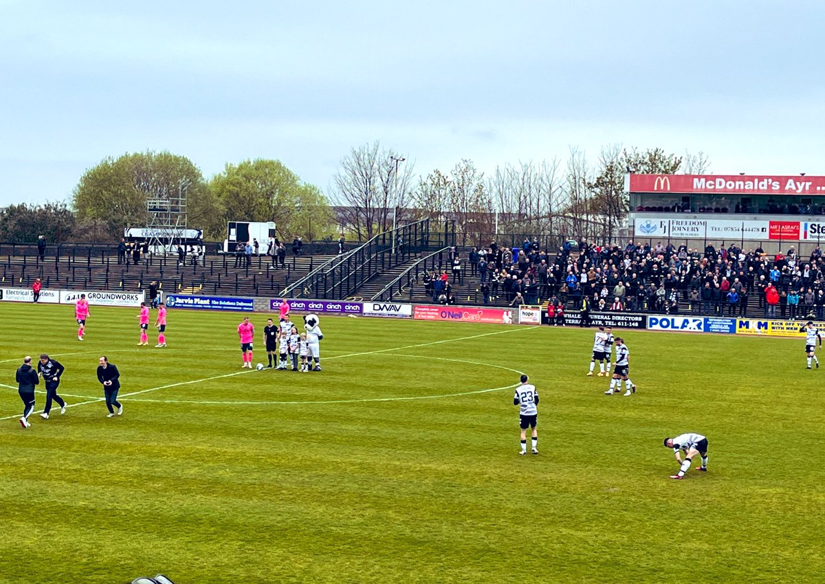 My first visit to Somerset Park ⚽️ #AyrUtd #fitba