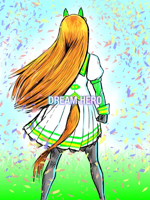 スズカさん、誕生日おめでとうございます。 今年も貴方に先頭の景色のあらん事を...  #サイレンススズカ生誕祭 #サイレンススズカ生誕祭2023 #ウマ娘 #サイレンススズカ