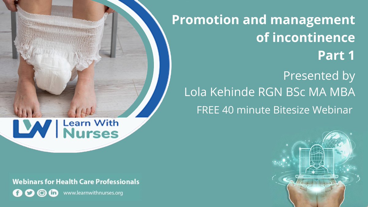 Learn With Nurses (@lwnurses) on Twitter photo ๐๏ธ1.5.23
โฐ6pm
Promotion and management of incontinence: Part 1
๐Certificates via <a href="/MedAllApp/">MedAll</a>
Register: share.medall.org/events/promotiโฆ
<a href="/WeNurses/">WeNurses ๐</a> @WeGPNs <a href="/Gpnsnn/">๐GPN Student and Nurse Network๐</a> <a href="/WeCommNurses/">WeCommNurses ๐</a> <a href="/WeLDnurses/">WeLDNurses ๐</a> <a href="/WeAHPs/">WeAHPs ๐</a> #NurseTwitter ๐๏ธ1.5.23
โฐ6pm
Promotion and management of incontinence: Part 1
๐Certificates via <a href="/MedAllApp/">MedAll</a>
Register: share.medall.org/events/promotiโฆ
<a href="/WeNurses/">WeNurses ๐</a> @WeGPNs <a href="/Gpnsnn/">๐GPN Student and Nurse Network๐</a> <a href="/WeCommNurses/">WeCommNurses ๐</a> <a href="/WeLDnurses/">WeLDNurses ๐</a> <a href="/WeAHPs/">WeAHPs ๐</a> #NurseTwitter