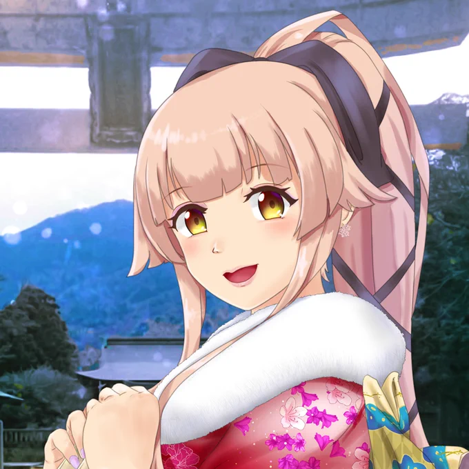 ふと気づいたんだけど、今年描いた由良さん、全部口開いてるのねw  別に口元がだらしないとかそういう意味じゃあなくって「提督さん?」