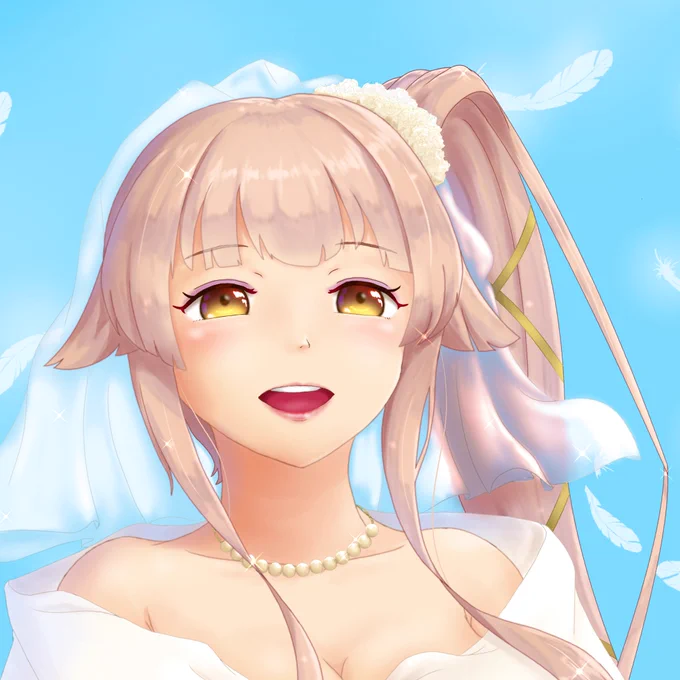 ふと気づいたんだけど、今年描いた由良さん、全部口開いてるのねw  別に口元がだらしないとかそういう意味じゃあなくって「提督さん?」