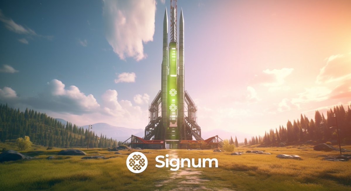signum_official's tweet photo. Ready for takeoff! 🚀 

We're excited to announce that the Signum chain is  gearing up to release new features  that will take blockchain technology  to new heights! 

Stay tuned for more updates as we prepare for liftoff!  #Signum #blocckchain #Signa #sustainable #Release 
#crypto