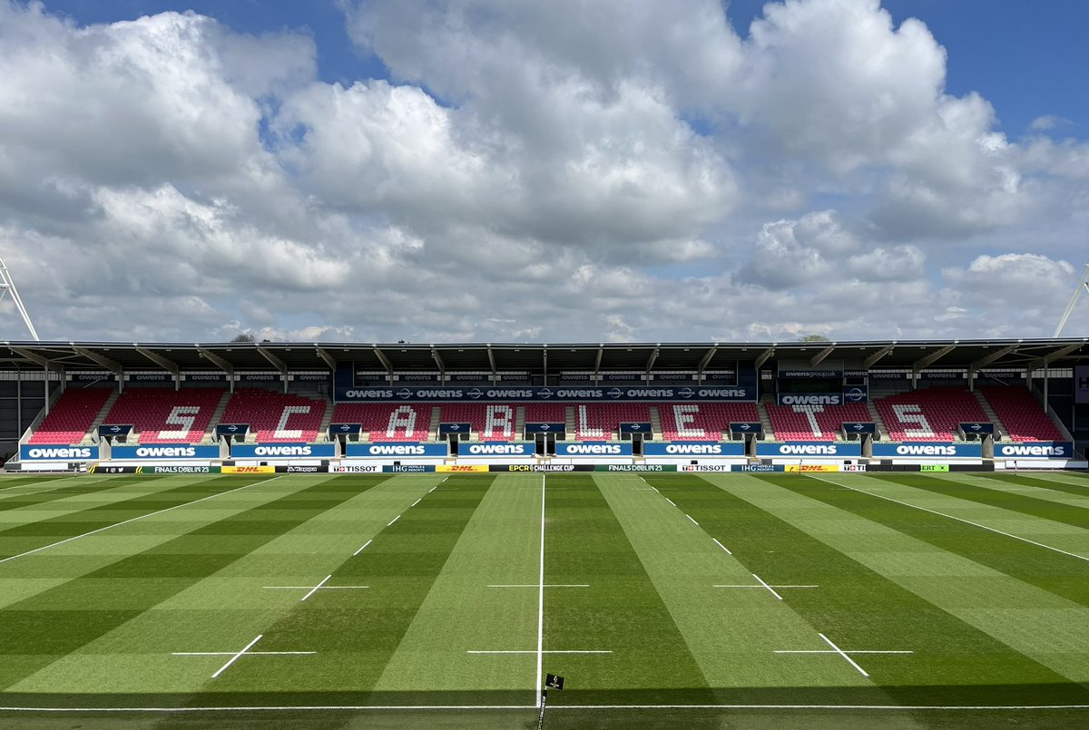 Pitch ✔️ 
Weather ✔️ 
22/23 ✔️ 

All set for the semi-final! Great shift as always from the boys on the grass! 😎

Can’t wait for this one and a packed parc! <a href="/scarlets_rugby/">Scarlets Rugby</a> <a href="/GlasgowWarriors/">Glasgow Warriors</a> <a href="/ChallengeCup_/">EPCR Challenge Cup</a>