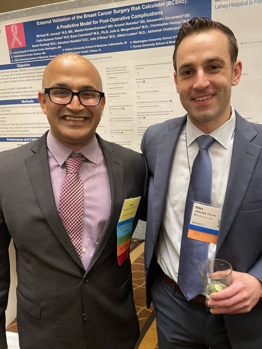 Abhishek Chatterjee MD,MBA,FACS (@chatterjeeonco1) on Twitter photo Amazing surgeons in training representing <a href="/TuftsMedicalCtr/">Tufts Medical Center</a> <a href="/TuftsMCSurgery/">Tufts General Surgery</a> at the annual <a href="/ASBrS/">ASBrS</a> meeting showing their breast cancer research at the research poster sessions. Well done! Amazing surgeons in training representing <a href="/TuftsMedicalCtr/">Tufts Medical Center</a> <a href="/TuftsMCSurgery/">Tufts General Surgery</a> at the annual <a href="/ASBrS/">ASBrS</a> meeting showing their breast cancer research at the research poster sessions. Well done! 