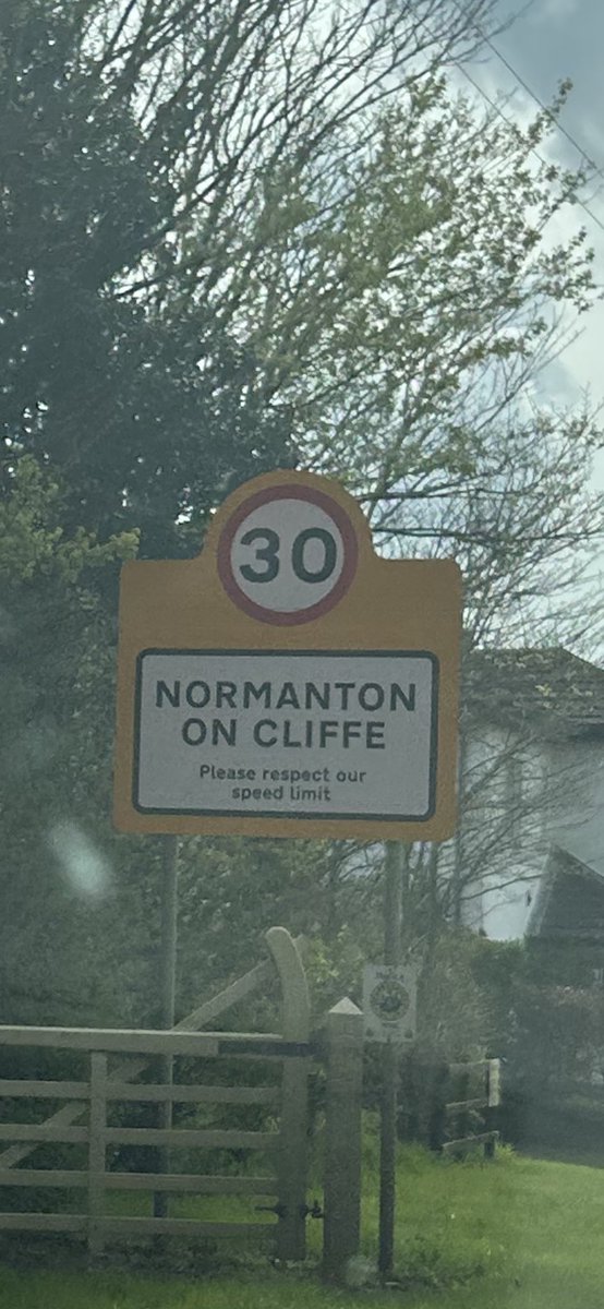 StreetLeigh's tweet photo. @Michael_TSB @TheSquareBall I’ve just passed through this village and thought it was very appropriate after listening to the Podcast’s this week 😅 MOT 💙💛 https://t.co/hyIP1ftK5k