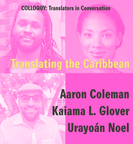 Really excited about this conversation with the brilliant  translators/thinkers/creators Kaiama Glover and Urayoán Noel! If you're  in NYC this evening come join us! Many thanks to <a href="/worldpoetrybook/">World Poetry Books</a> and Montez Press Radio for the invitation!
centerforthehumanities.org/programming/co…