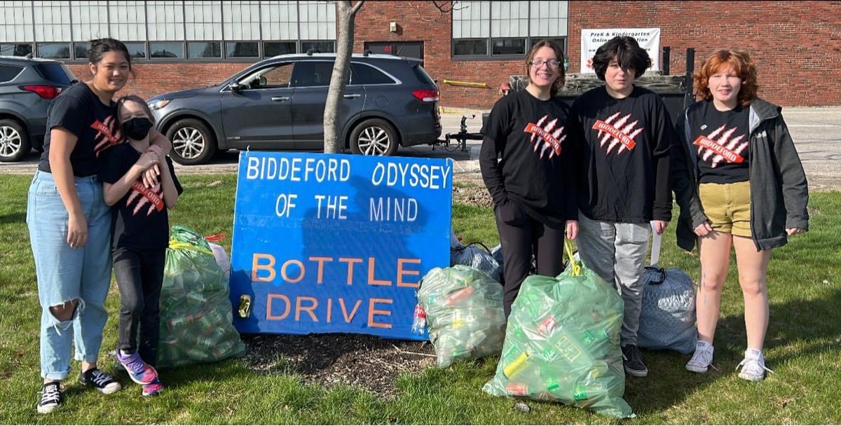 VictoriaSalo's tweet photo. Bottle Drive at JFK today to support Biddeford Odyssey of the Mind team going to Worlds Finals. https://t.co/LnDZABgzKA