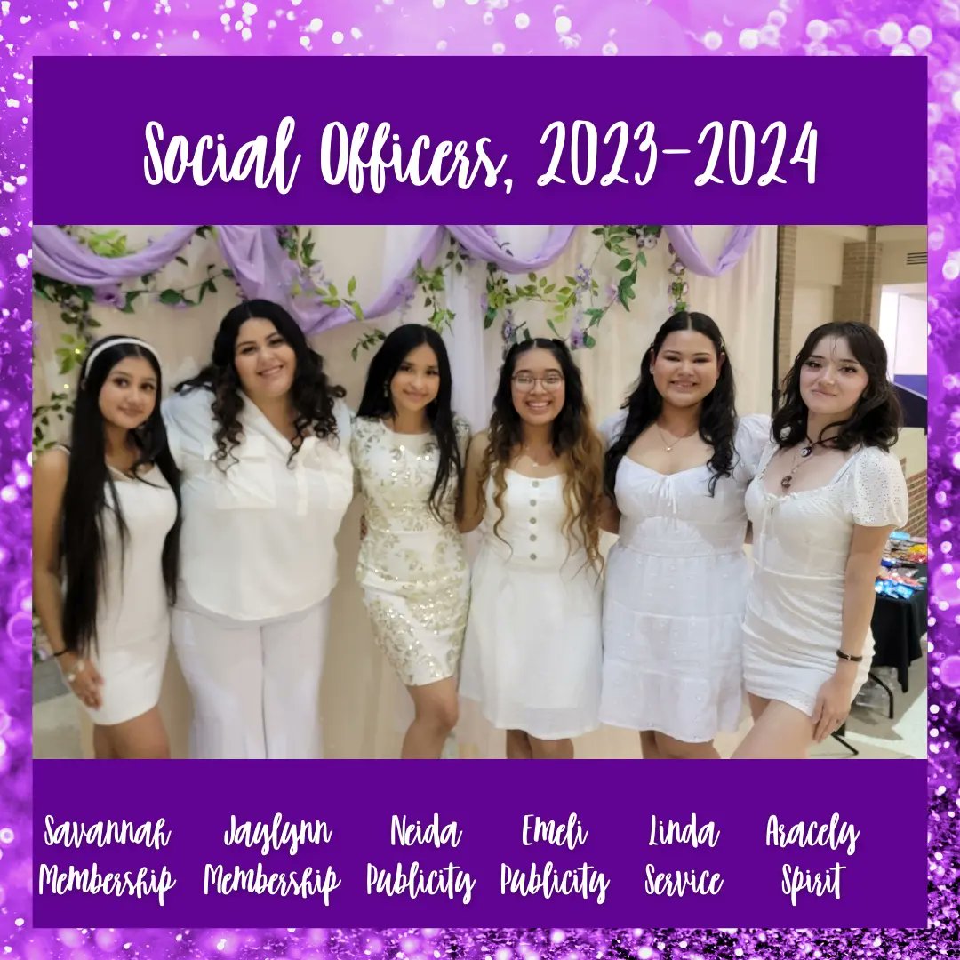 Congratulations to our 2023-2024 Pantherette Officers!! 💐 We are excited for the new season. 🎉 <a href="/northside_hs/">Northside High School</a> 💜🩶🐾