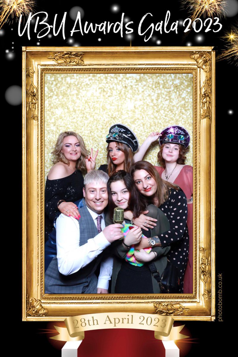 Demiwm2's tweet photo. What an absolutely  fab evening last night was representing the @UoBjusticeSoc at the Ubies with some of my fellow social work students! https://t.co/QefbuuRdlh