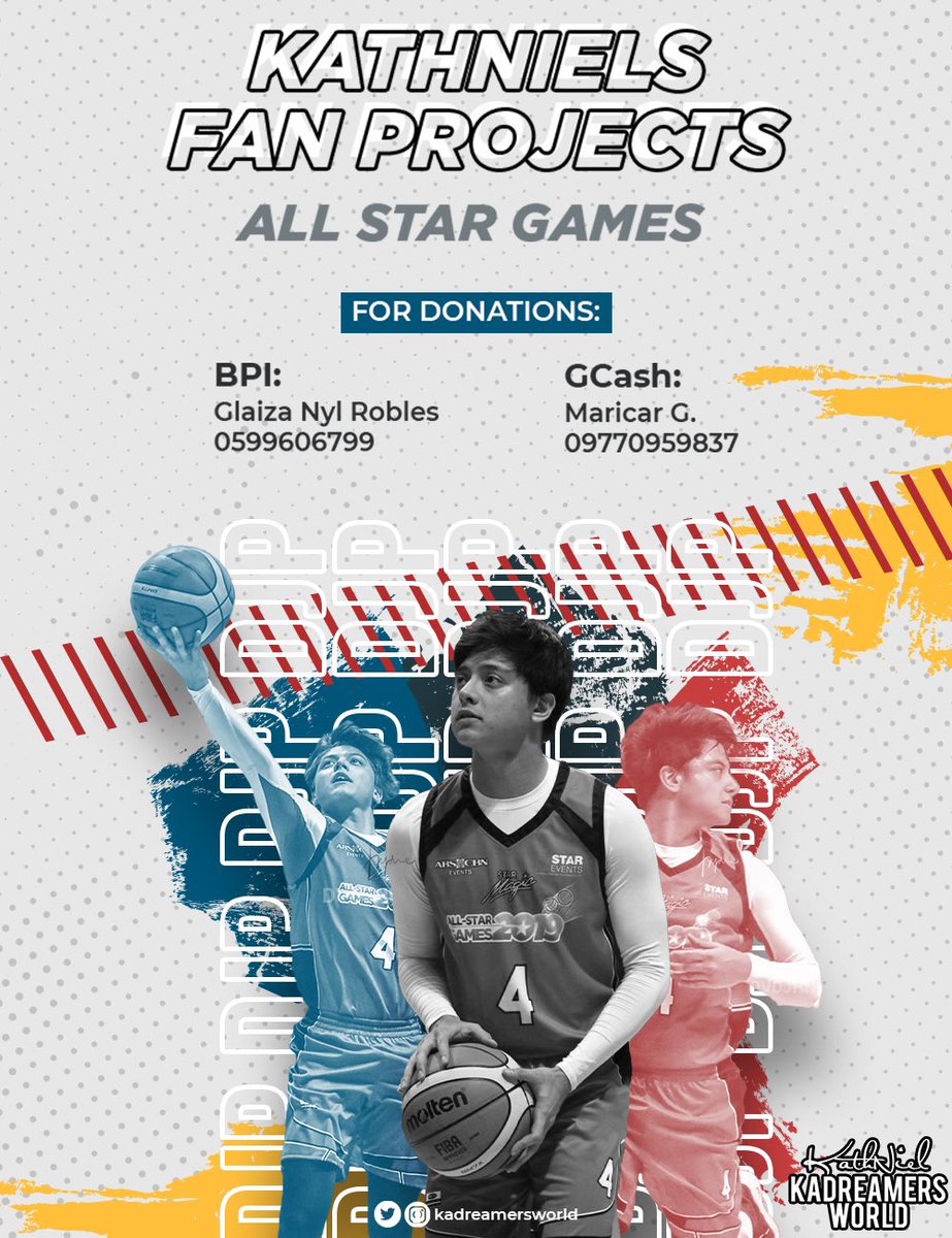 Hello! 🌻

3 weeks to go and <a href="/imdanielpadilla/">Daniel Padilla</a> is back at the ball game! And you know what that means? KATHNIELS fan project comeback is on! 

To help us make our All Star Games return one for the books, we are now open for donations! 

Pls refer to our pubmat on how to donate: