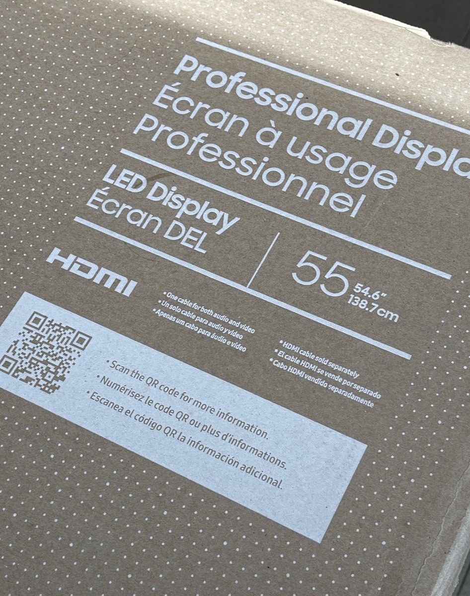 It arrived