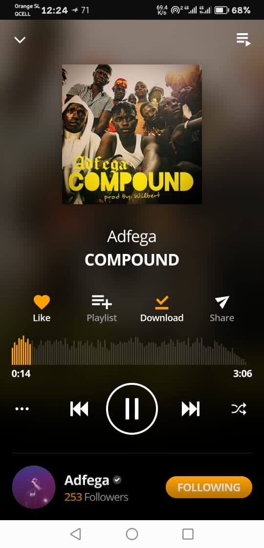 Beats, timing and bars are all well placed. Keep it going brother. I see you crossing boundaries. Y'all give it a listen. I love the intro of the track. ☺️👍 audiomack.com/adfega-1/song/…
     #SaloneTwitter