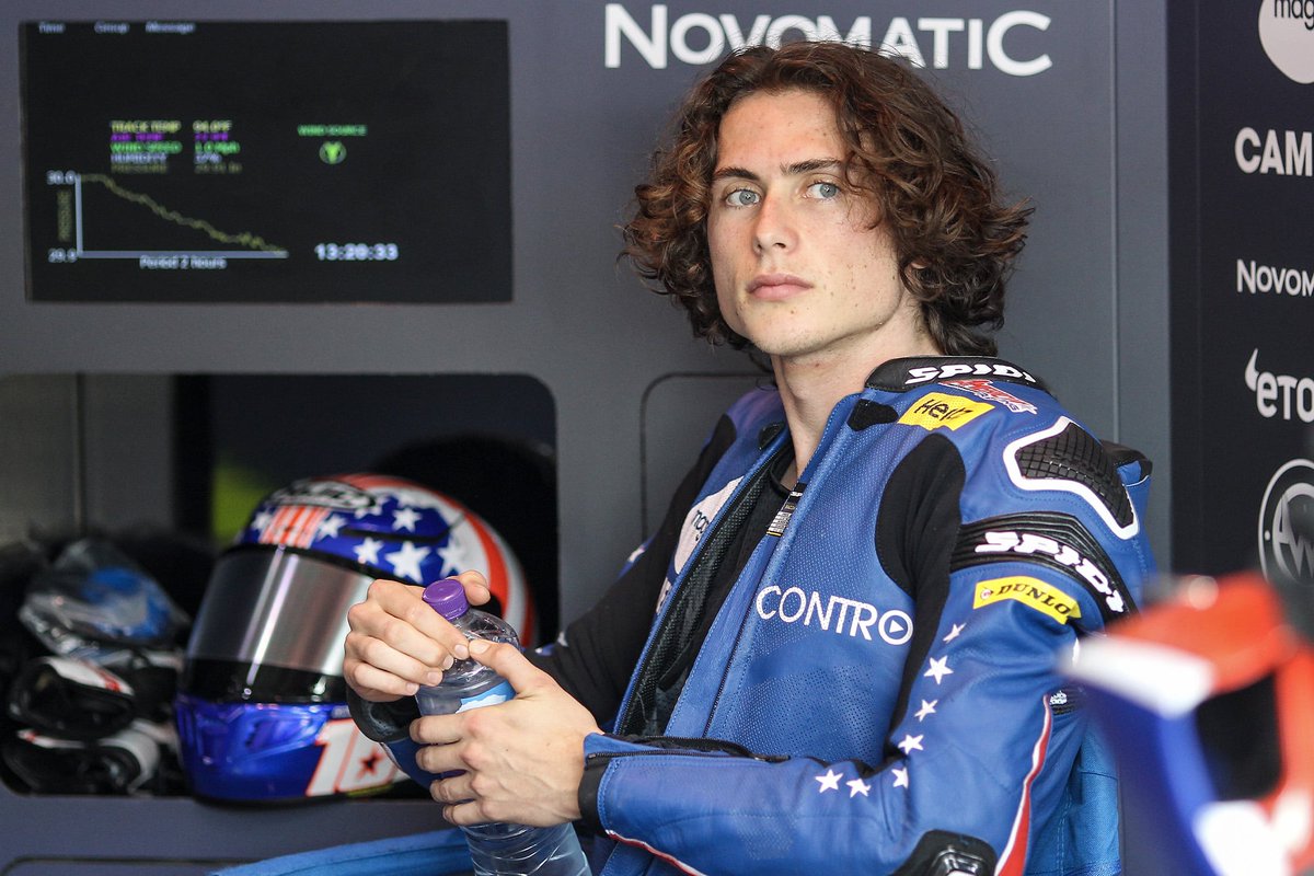 motogp_ooya's tweet photo. #Moto2 イチオシで応援してるのは小椋藍🇯🇵ではあるが密かにJoeRoberts🇺🇸#JR16 を応援していたりする
#なんか70年代っぽい雰囲気じゃろ❓
#US実写版ガッチャマンがあったら出演していそう https://t.co/2fqgyQfip3