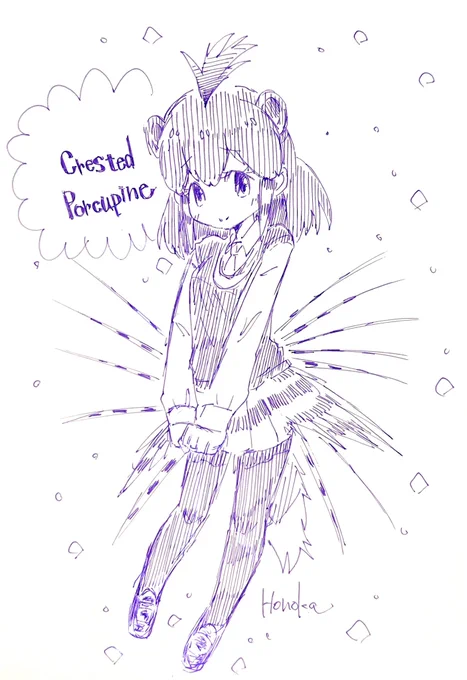 #今月描いた絵を晒そう #けものフレンズ  今日も今日とて〜フレンズ〜🐾