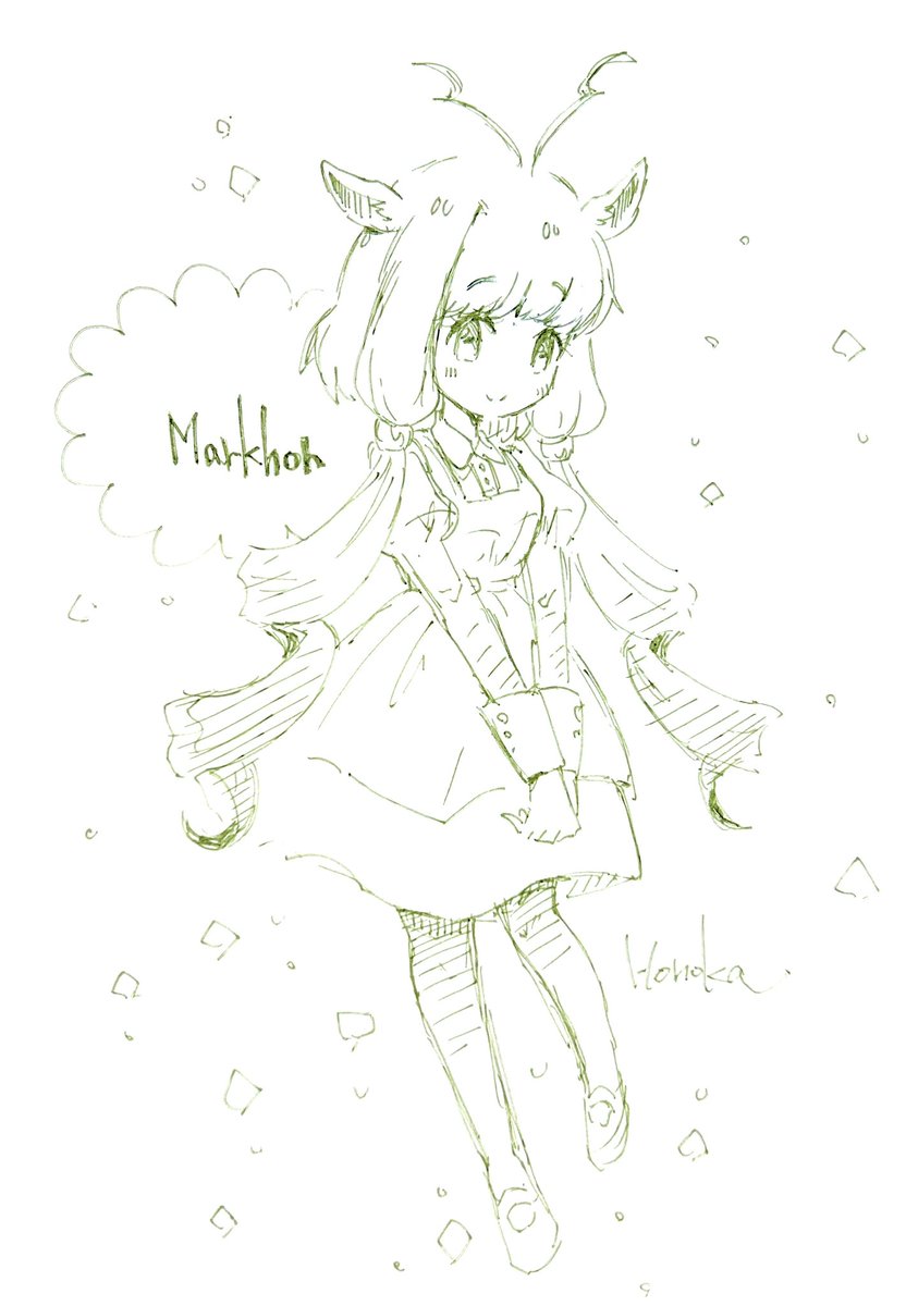 #今月描いた絵を晒そう #けものフレンズ  今日も今日とて〜フレンズ〜🐾