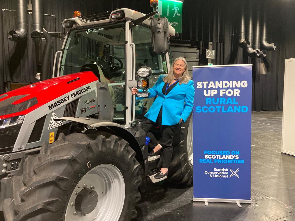 RozMccall's tweet photo. Rural areas in Mid-Scotland and Fife have been neglected by the SNP. Only the @ScotTories will stand up for our rural communities. #SPCC23 #NFUS #RuralEconomy #FightingForFife https://t.co/BxeAfWOwEx